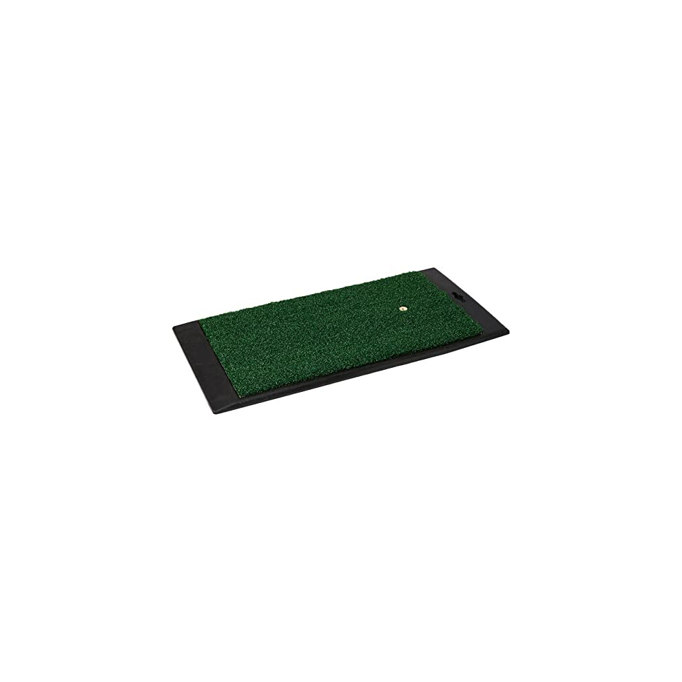 Callaway Ft Launch Zone Golf Hitting Mat With Rubber Backing Golf Putting Mat, 1' X 2' Green