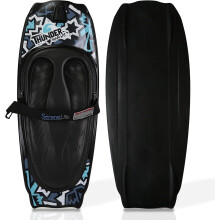 SereneLife Water Sport Kneeboard with Hook and Board Strap for Kids & Adults, Ideal for Boating, Waterboarding, Kneeling Boogie Board, and Knee