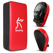 Odoland Punching Mitts and Kick Pack Set, Boxing Mitts Focus Pads, Taewondo Kick Pad, Great for Boxing, Kickboxing, Karate, Muay Thai, Boxing