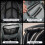 SEASHELL 25L Drybag Backpack - 100% Waterproof - Heavy Duty Roll-Top Closure - Cushioned Padded Back Panel (Black) 3