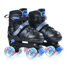 ERNAN Roller skates kids Roller boots,8 Light up Wheels and 4 Sizes Adjustable.Rollerskates for Kids Beginners, Suitable for Indoor Outdoor (BLUE, S)