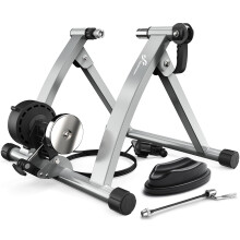 Sportneer Turbo Trainer, Bike Trainer with 6 Resistance Settings for Indoor Bike Trainer Stand Steel Bicycle Exercise Magnetic Stand with Noise