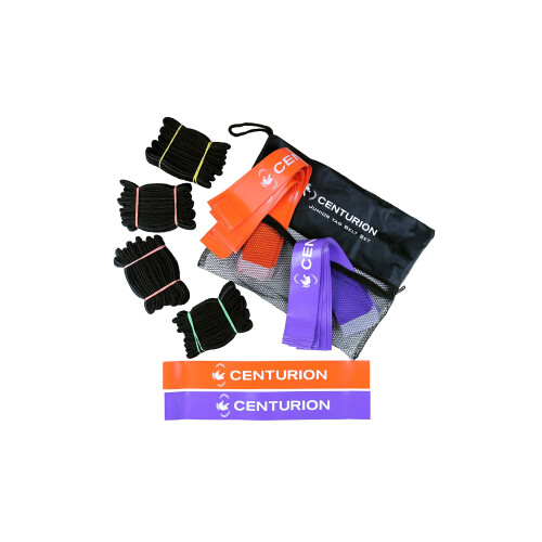 CENTURION JUNIOR TAG RUGBY SET, Black/Purple/Orange, One Size 1