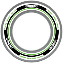 WINMAU Dart Board Surround Ring - Advance White and Green Dartboard Surround - Backboard Wall Protector