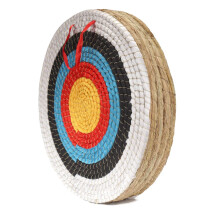 AUVIM Archery Targets for Backyard Hand-Made Straw Archery Target for Recurve Bow Compound Bow or Longbow 20 Inches Traditional Bow Arrow Target for