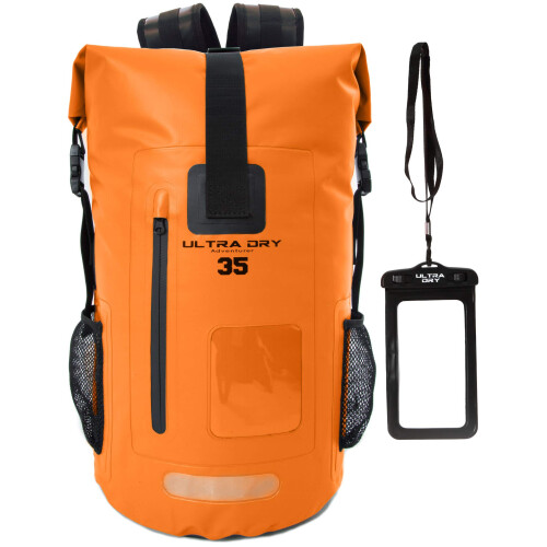 Premium 35L Dry Bag Backpack Rucksack with Waterproof Phone Case