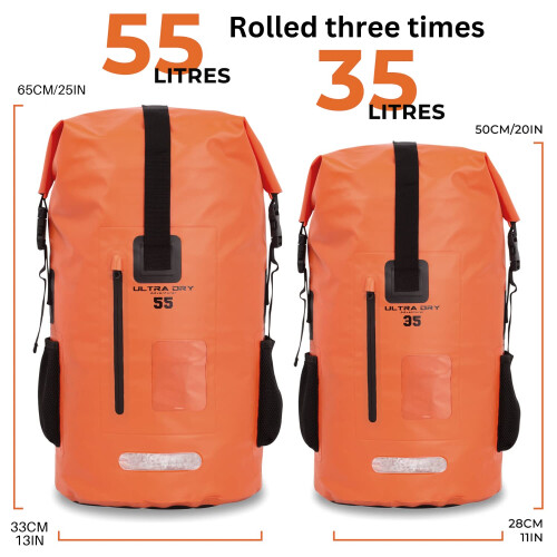 Premium 35L Dry Bag Backpack Rucksack with Waterproof Phone Case 2