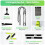 Premium sling trainer with door anchor and certificate (InBuB seal) including exercise post, training plan | handmade, lime without spacer (Basic) 2