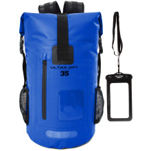 Premium 55L Waterproof Dry Bag Backpack, Sack with Phone Dry Bag, Perfect for
