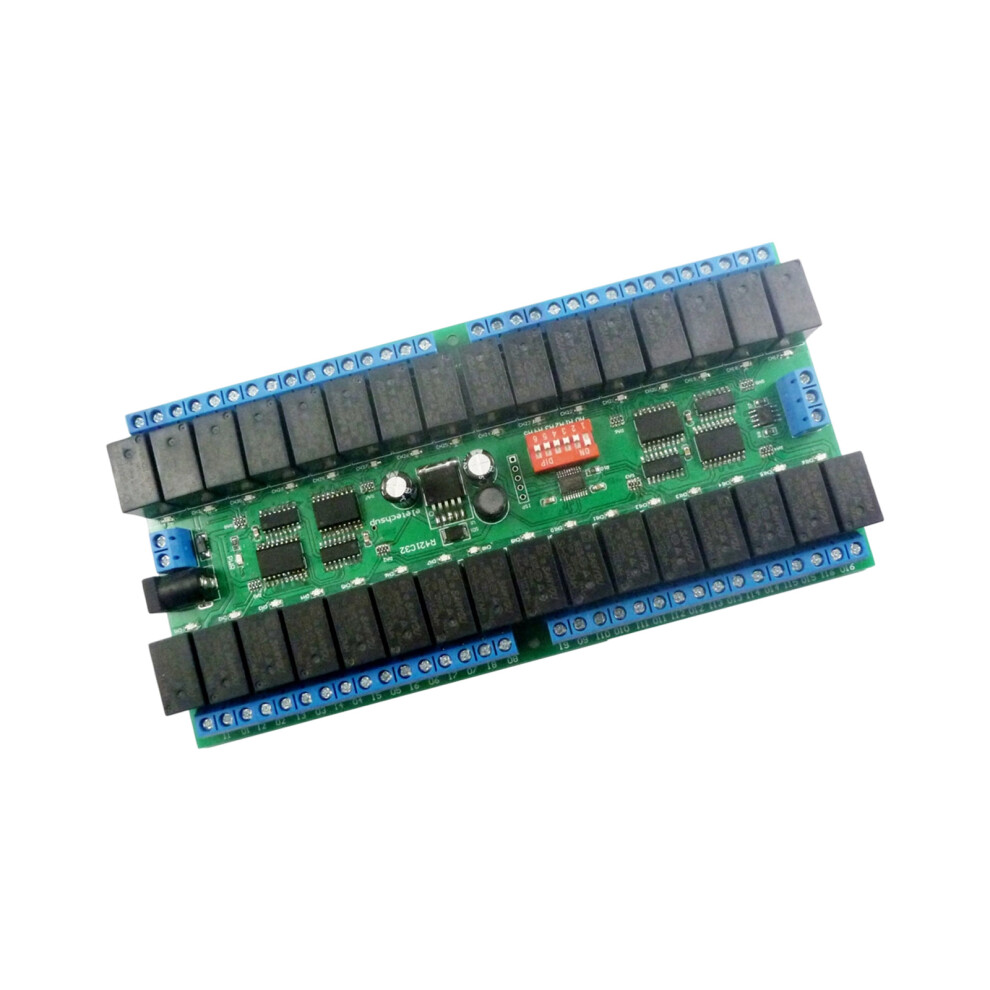 12V 32 Channel Modbus Rtu Rs485 Serial Port-12V Board Only 7696000286341