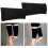 Compression Leg Sleeve M Black Thin Thigh Support for Varicose Veins 1