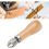 Type B Sewing Awl Kit: Metal & Beech Design for Leathercraft Projects 14