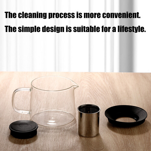 Additional Borosilicate Teapot Break Resistant Substance-700ml 2
