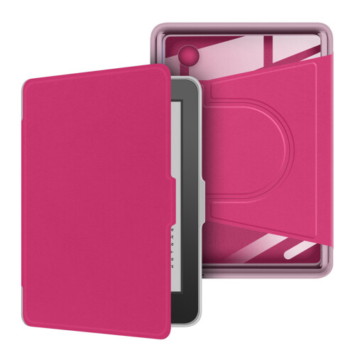 Transparently Magnetic Split Cover 360-rose red Clara BWmodel