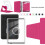 Transparently Magnetic Split Cover 360-rose red Clara BWmodel 6