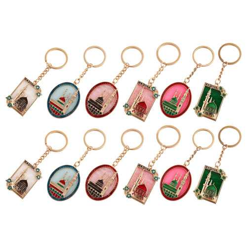 Islamic Heritages Keychains Spiritual Symbols Accessory-black 2 1