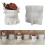Soft Silicone Planter Mold Plaster Mould for Home-Clear 2