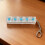Clear Keyboards Key Keychain Decompression DIY-with light 7