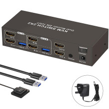 Vertical Layout HDTV Switches For Double-With power supply