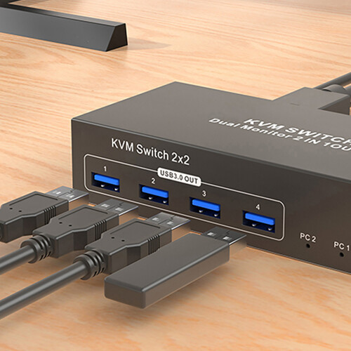 Vertical Layout HDTV Switches For Double-With power supply 1