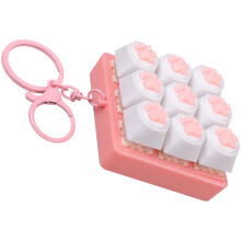 Soft Keyboards Key Keychain Decompression DIY Keycaps Button