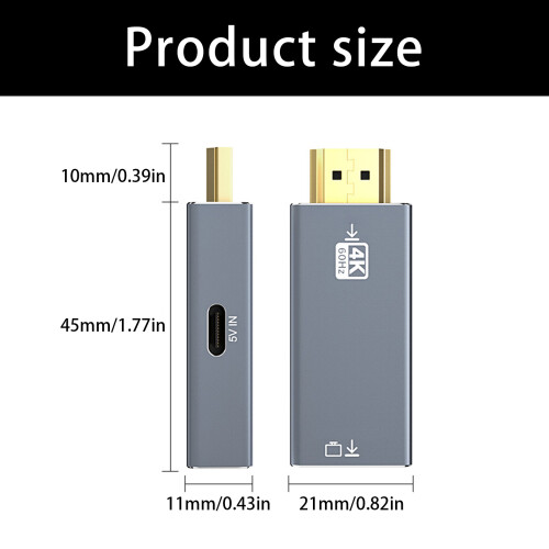 Additional Aluminum Displayport Processor 4K 60Hz Single Way 2