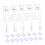 Floating Jewelry Display Case Suspended-White square base 1