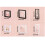 Floating Jewelry Display Case Suspended-White square base 6