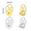Brass Earring Stabilizers Keep Jewelry Uprights-white gold 3