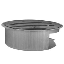 Askfat för, och grill med