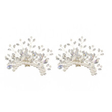 2 parelmoeren schoenclips, schoenclips voor bruiloften