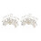 2 Perlen-Schuhclips, Brautschuhclips 1