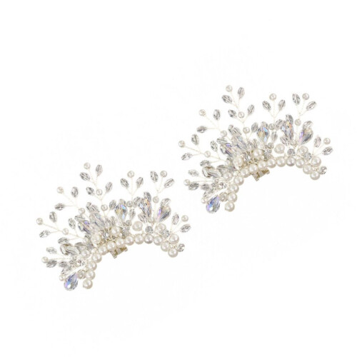 2 Perlen-Schuhclips, Brautschuhclips 2