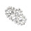 Elegant Silver Buckle Set, 1 Pair 3