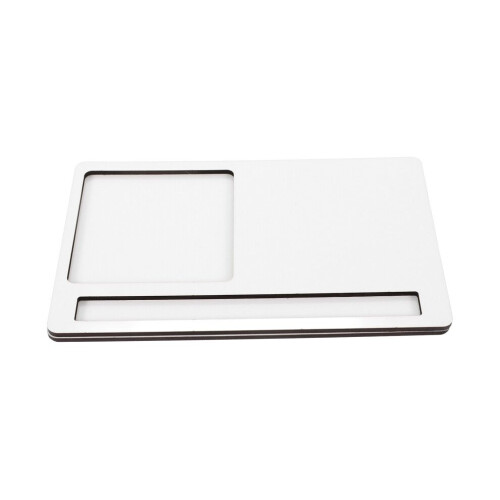 Sublimation blank DIY writing pad holder with pen tray 2