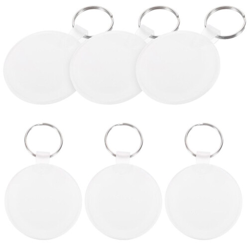 30 pcs. Heat Transfer Keyring Blanks for Sublimation