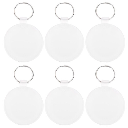 30 pcs. Heat Transfer Keyring Blanks for Sublimation 2