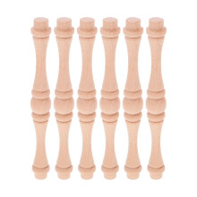 30 Unpainted Wooden Balusters for Furniture and Crafts