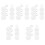 30 pcs. Heat Transfer Keyring Blanks for Sublimation 5
