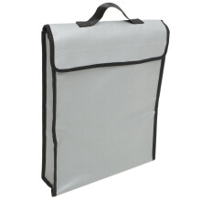 1 Set Fireproof Bag for Emergency Situations Grey
