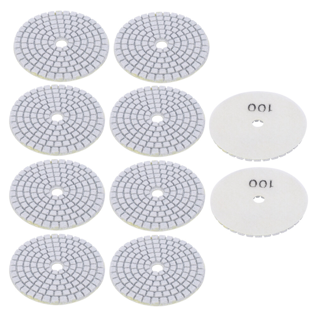 10Pcs 3In Diamond Sanding Discs 100 Grit For Stone Ceramic Concrete 7901360474186