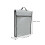 1 Set Fireproof Bag for Emergency Situations Grey 2