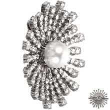 Regendruppel schoenclips, strass sluitingen, trouwbult