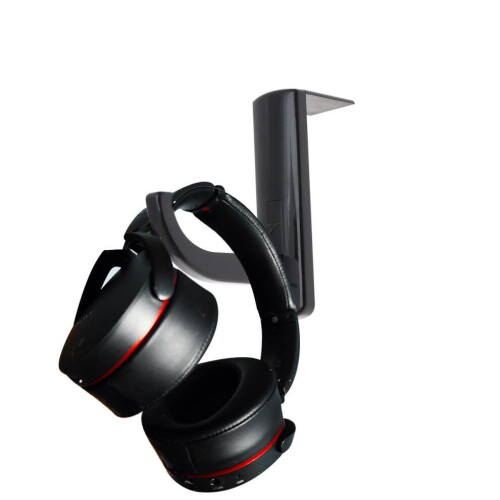 3 Adhesive Headphone Holders M Black 1