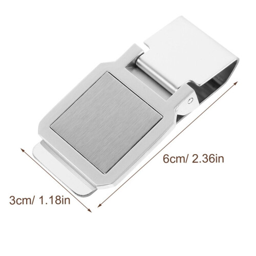 Wallet for men, money clip holder for banknotes 1