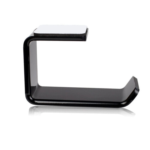 headphone holder wall desk stand display storage black 2