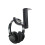 3 Adhesive Headphone Holders M Black 3