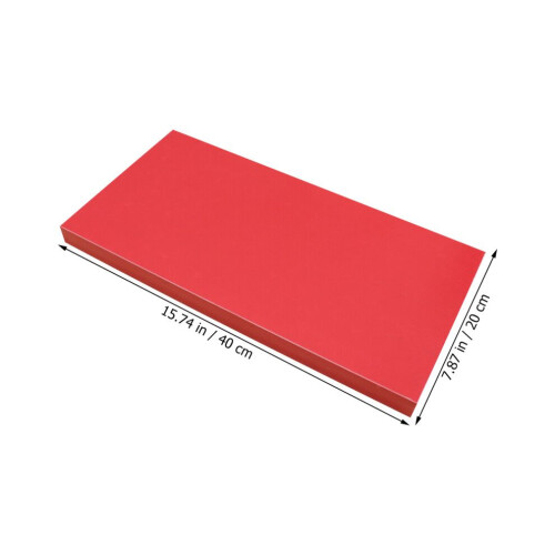 Bookshelf, wall shelf, magazine rack, single shelf, red 1