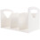 Large, three-tier white bookshelf for school, office, or home. 4
