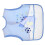 Waterproof feeding apron for babies with cartoon design, 1 5